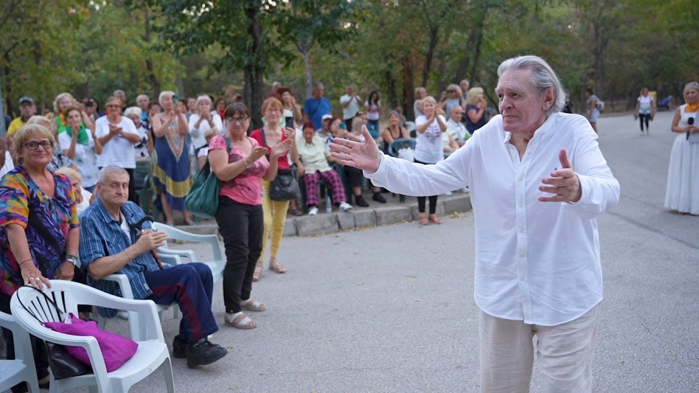 Михаил и Кристина Белчеви бяха специални гости на фестивала „Изкуство без граници и възраст“ в парк „Лаута“
